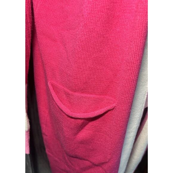 New Super Soft Long Pink Sweater with Hood, NWT Chouyatou Size Small - Picture 6 of 10